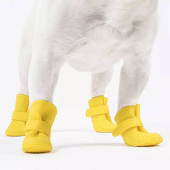Canada Pooch Yellow Wellies Dog Boots
