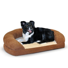 KH Mfg Ortho Bolster Sleeper Brown Dog Bed