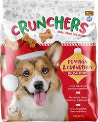 Crunchers Holiday Small Batch Dog Treats Pumpkin
