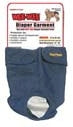 Diaper Garment For Dogs .5 x 10 x 15 Blue