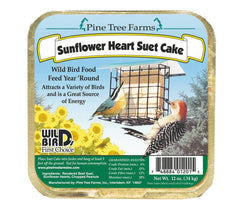 Sunflower Hearts Suet Cake 12oz