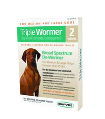 Triple Wormer For Medium & Large Dogs