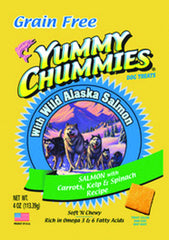 Yummy Chummies Grain Free Dog Treats 4oz SalVeg