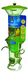More Birds Harmony Tube Feeder 2Lb Capacity Grey