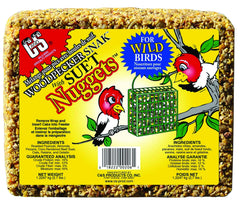 Cands Woodpecker Snak with Suet Nuggets 2.4 Pound