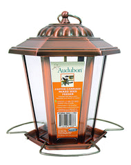 Audubon Carriage Lantern Feeder 1.5LbCap Copper