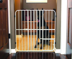 Carlson Pet Big Tuffy Expandable Gate with Pet Door
