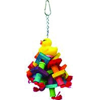 Happy Beaks Rubber Duck Monster Bird Toy
