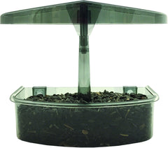 Droll Yankees Observer Window Bird Feeder .5lb Gry