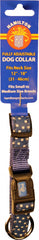 Ribbon Overlay Adj Dog Collar 5/8x12-18 BluDots