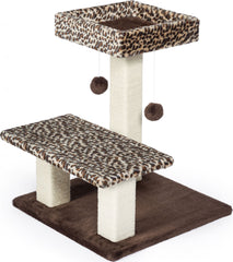 Kitty Power Paws Leopard Terrace Cat Furniture