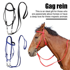 Legxiet Horse Halter Adjustable Chin Horse Halter Plush Padded Horse Training Equipment Equestrian Accessory