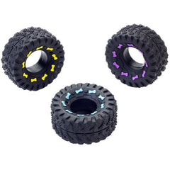 SPOT Vinyl Squeaky Tire Dog Toy