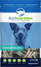 All Natural Kangaroo Ribs Dog Chew Brown 5 Oz.