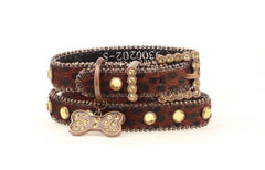 Blazin Roxx Hair on Dog Collar