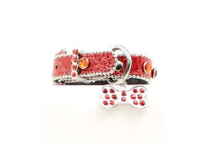 Blazin Roxx Bling Gaitor Print Dog Collar