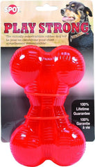 SPOT Play Strong Rubber Bone Dog Toy