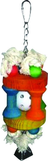 Happy Beaks Wiffle Ball In Solitude Bird Toy
