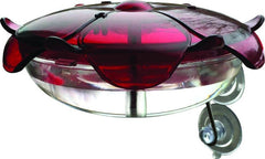Droll Sipper Window Hummingbird Feeder Red/Clear