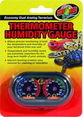 Zoo Med Dual Analog Thermometer And Humidity Gauge