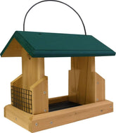 1000 West Deluxe Cedar Hopper Feeder Suet Holder