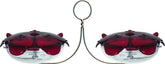 Droll Ruby Sipper Duo Hanging Hummingbird Feeder