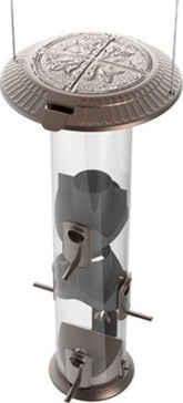 Natures Dlx Wide Funnel Flip Top Feeder 16.5x8x8