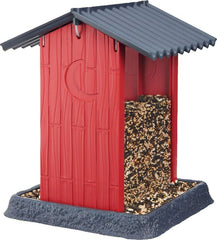 Shed Birdfeeder 8x8x11 Red