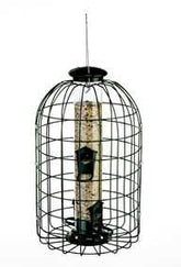 Audubon Squirrel Proof Caged Tube Feeder