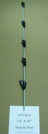 StepIn Fence Post 3/4x4ft Silver