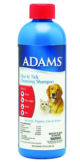 Adams Flea/Tick Cleansing Shampoo WPrecor 12oz