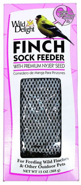 Wild Delight Pink Ribbon Finch Sock Feeder 13oz