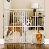 Carlson Pet Big Tuffy Expandable Gate with Pet Door