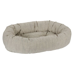 Bowsers Augusta Ticking Donut Dog Bed
