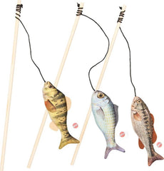 Gone Fishin Teaser Wand Cat Toy