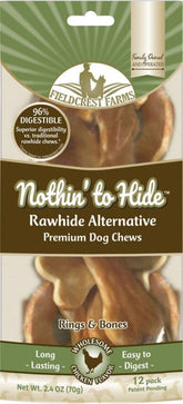 Fieldcrest Farms Nothin' To Hide Rawhide Alternative Rings & Bones