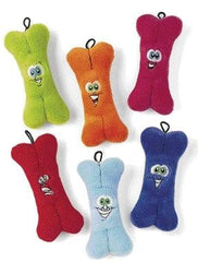 SPOT Plush Bone with Face Dog Toy