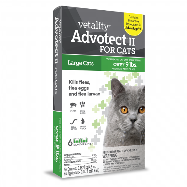 Vetality Advotect Ii Flea And Tick For Cats