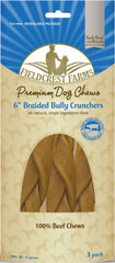 Fieldcrest Farms Bully Crunchers Braided Beef Chews