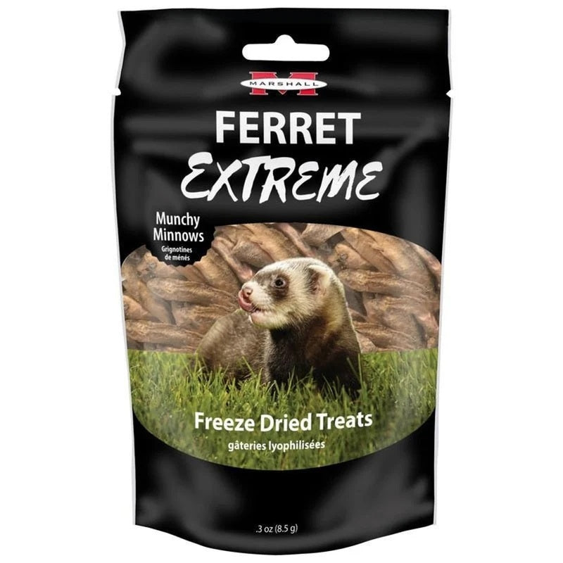 Marshall Freeze Dried Munchy Minnows Ferret Treat