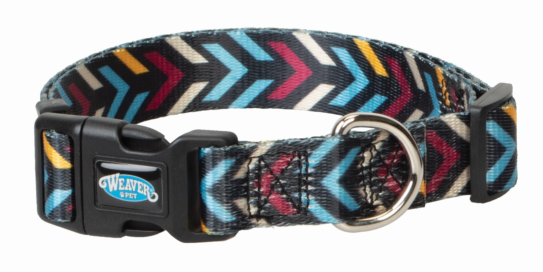 Weaver Leather Patterned Adjustable Snap-N-GoDog Collar