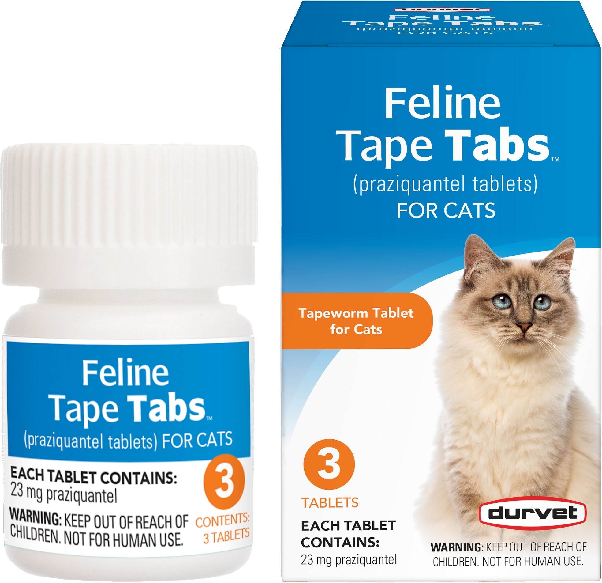 Durvet Feline Tape Tabs For Cats 3 Count