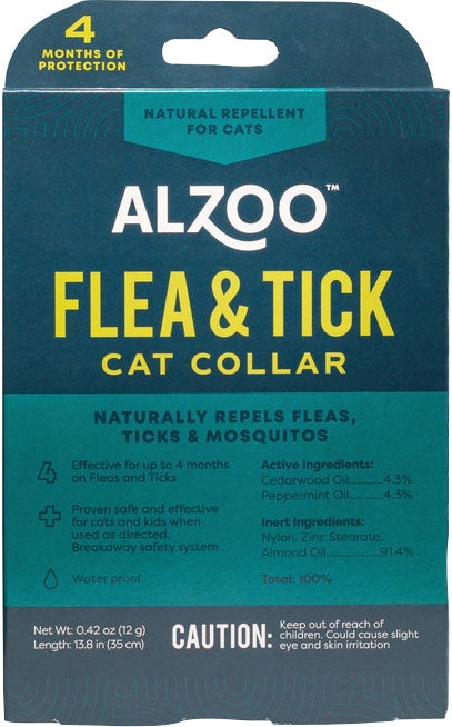 Alzoo Plant Based Flea & Tick Cat Collar