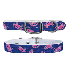 C4 Dog Collar Spunkwear Navy Crab Collar