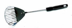 Chrome Litter Scoop w Plastic Handle 4.5x4.75x3