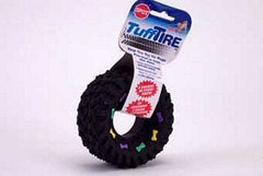 SPOT Vinyl Squeaky Tire Dog Toy