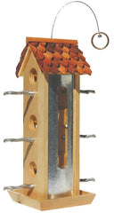 Perky Pet Tin Jay Wood Feeder