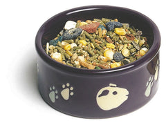 Pawprint Petware Dish 4 x 5.25 x 5.75 Assorted