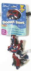 2 Knot Multicolor Rope Bone Dog Toy