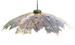 Brushed Copper Leaf Weather Shield 18.5Diax5H